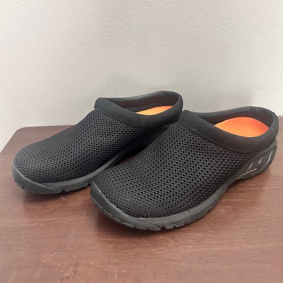 Merrell Encore Breeze Black Mesh Women's Slip-on Clogs Sz 8 - Picture 8 of 8